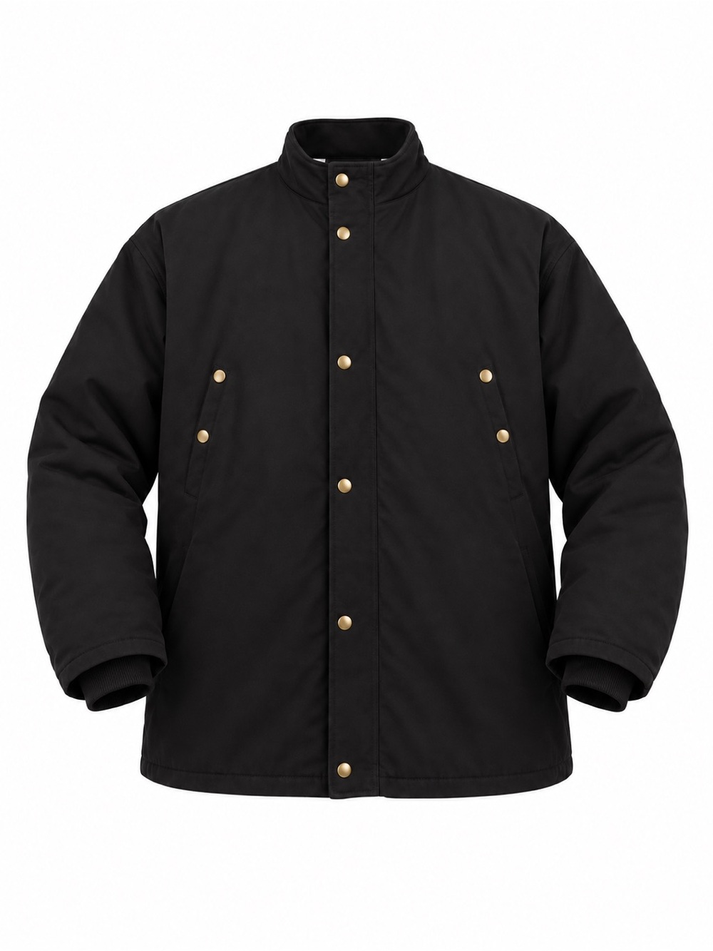 Soularge Men’s 4X Black Sherpa-Lined Heavy Winter Parka Coat